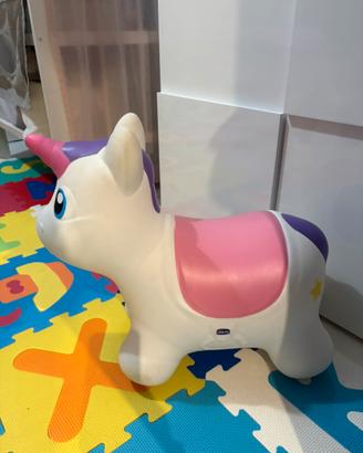 Chicco Bouncy Unicorno Cavalcabile Gonfiabile