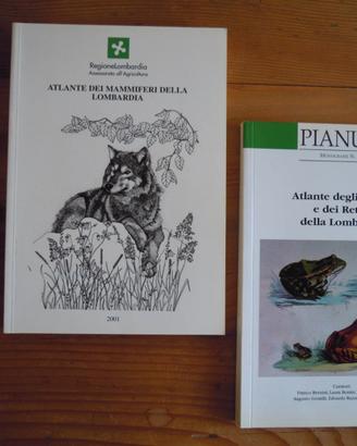 ATLANTE MAMMIFERI ANFIBI RETTILI LOMBARDIA 2 VOL