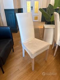 Sedie rivestita in pelle