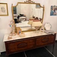 Cassettiera vintage anni 50/60 con specchio