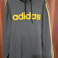 Felpa Adidas grigio/giallo