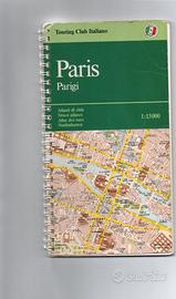 Atlantino di Parigi, Touring Club, scala 1:13000