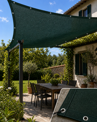 Teli ombreggianti per piscina e giardino