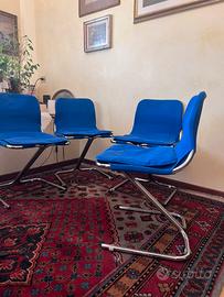 Set 4 sedie vintage Formula design scandinavo 70s