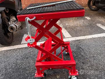 Cavalletto alza moto idraulico