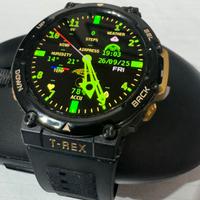 Amazfit T-Rex 2 – Smartwatch nero/ oro PERFETTO
