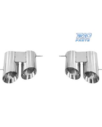 TERMINALI SCARICO FORD MUSTANG 15-23 LOOK GT500 AR