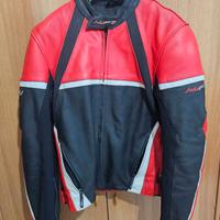 Giacca moto in pelle