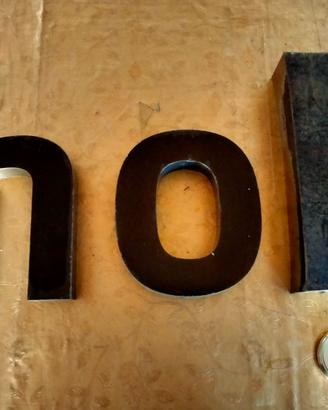 Lettere ottone