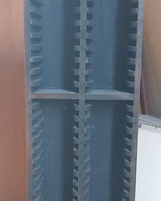Porta cd in legno etnico