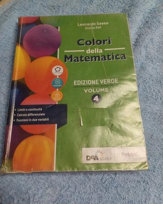 Colori della matematica 4,edizione verde 