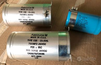 Condensatori Elettrolitici 7500/10000 mF+Vario
