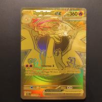 Mega Charizard x Ex 130/094 Gold fuoriserie ita nm