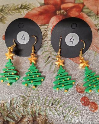 orecchini tema Natale