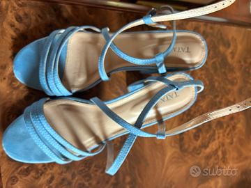 Sandali eleganti azzurri