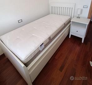 LETTO SINGOLO CAMERINA + COMODINO + MATERASSO