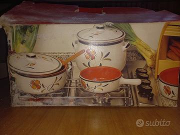 servizio in terracotta Coop Stovigliai di Albisola