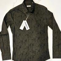 Camicia Bikkembergs Uomo Verde Oliva