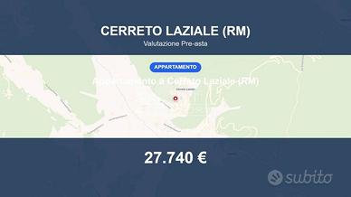 Immobile in asta di 54 m² a Cerreto Laziale