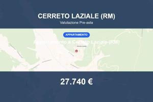 Immobile in asta di 54 m² a Cerreto Laziale