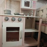 Cucine legno Bianco e Rosa
