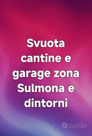 svuota cantine e garage 