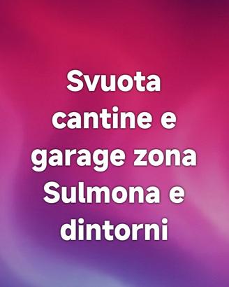 svuota cantine e garage 