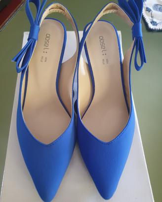 Slingback Obsel blu 36 - Nuove usate solo 2 volte