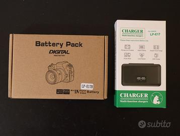 LP-E17 Batteria + Scatola di Immagazzinaggio