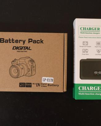 LP-E17 Batteria + Scatola di Immagazzinaggio