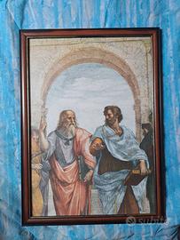 Quadro de "La scuola di Atene" di Raffaello Sanzio