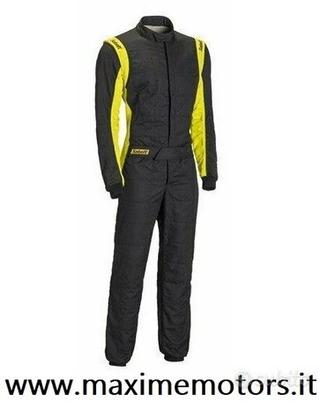 TUTA SABELT CHALLENGE TS-3 nera giallo fluo FIA