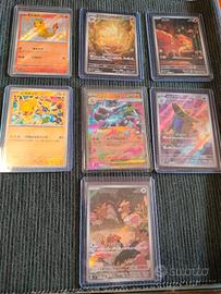 lotto carte Pokemon Giapponesi 