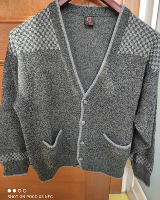 Cardigan uomo in lana