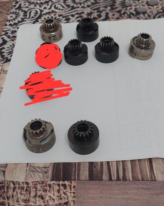 Campane frizione modelli 1/8 off road e Gt
