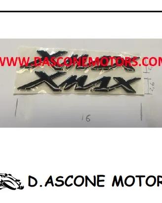 Coppia adesivi Xmax 125 250 400 nero