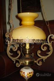 Lampadario ferro battuto
