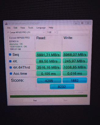 Ssd nvme Corsair MP600 pro lpx