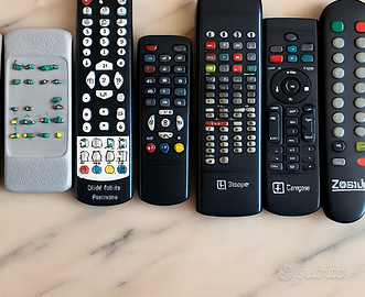 7 telecomandi originali di varie marche: Zodiac,