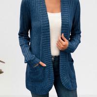 2 Maglioni Cardigan da Donna con Tasche