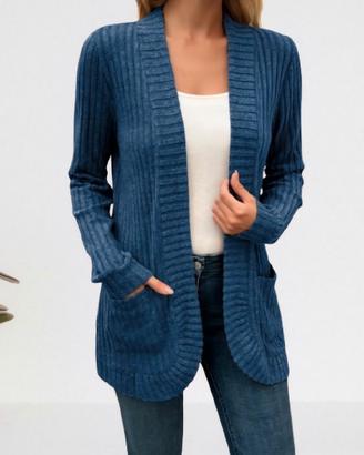 2 Maglioni Cardigan da Donna con Tasche