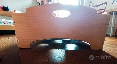 lettino montessoriano  faggio massello Borgione