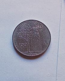 100 Lire anno 1956 SPL