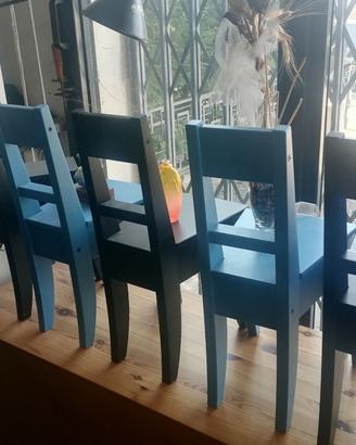 Sedioline in legno IKEA EUR 15 cadauna
