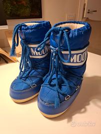 Moon boots blu 27-30