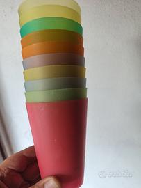 bicchieri in plastica 