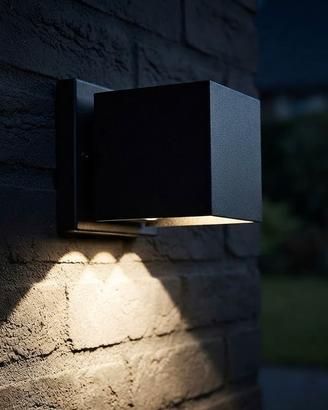 Applique LED da parete moderna nera