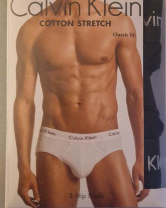 Slip Calvin Klein pac 3pz nero