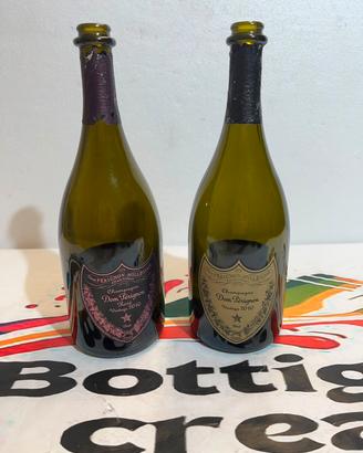 DOM PERIGNON VINTAGE 2010,  2 BOTTIGLIE VUOTE 