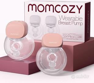 Momcozy S9 Pro Tiralatte Indossabile Doppio, Rosa